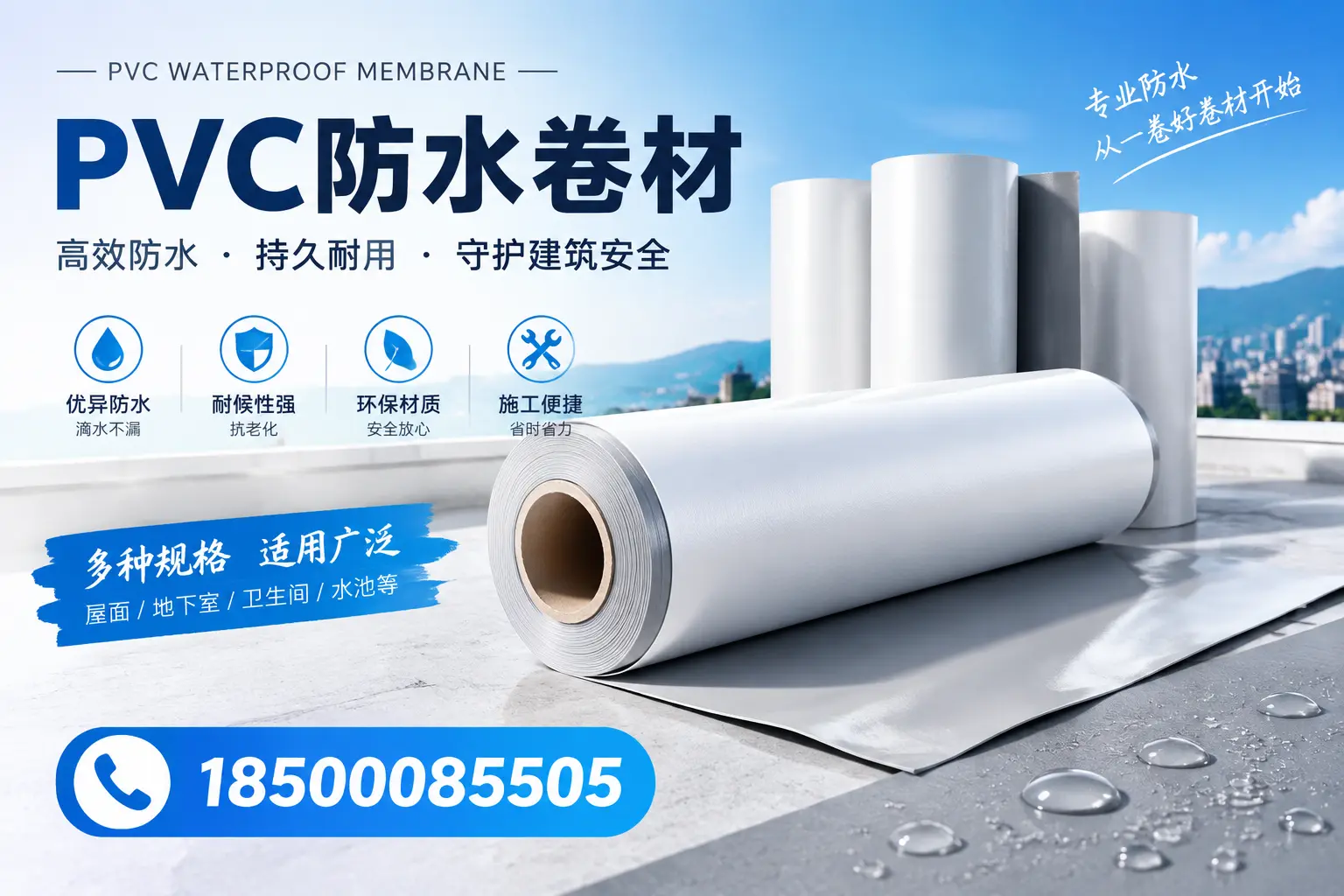 如何选择适合的PVC防水卷材？专家为您解答临高的需求